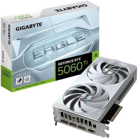 Tarjeta gráfica - GIGABYTE - GeForce RTX 5060 Ti EAGLE OC ICE 16G