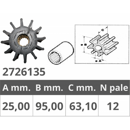 Gir. Jabsco 17935 John. 09-819B