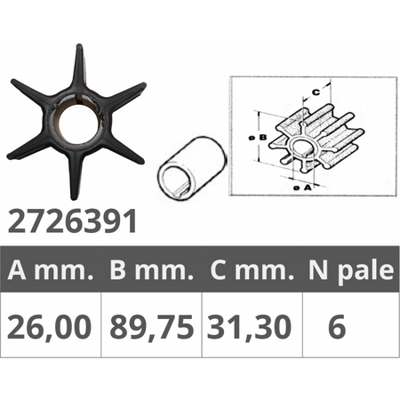 Girante Honda 4T 175-225Hp