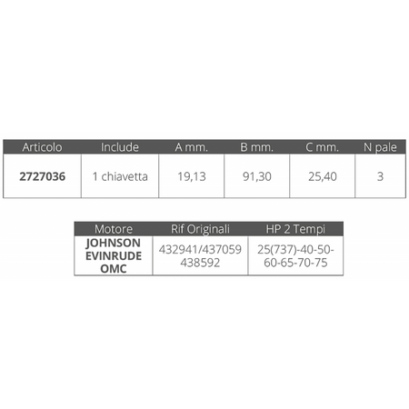 Girante J/E 2T 25(737)-40-50-70-75