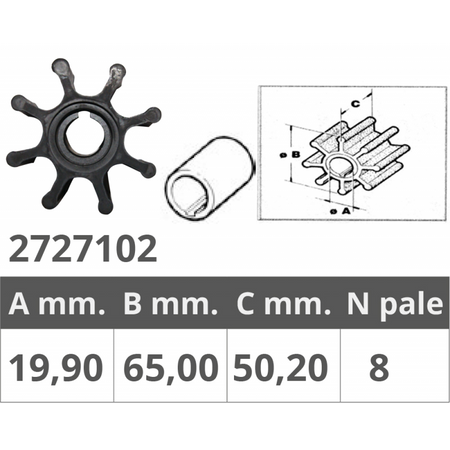 Girante Jabsco 4598-0001