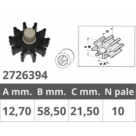 Girante Johnson Rif.Or.9864