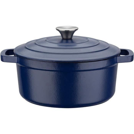 GSW - Blue Magic - Pentola - 24 cm - Ghisa - Blu - Tutte le fonti di calore inclusa l'induzione