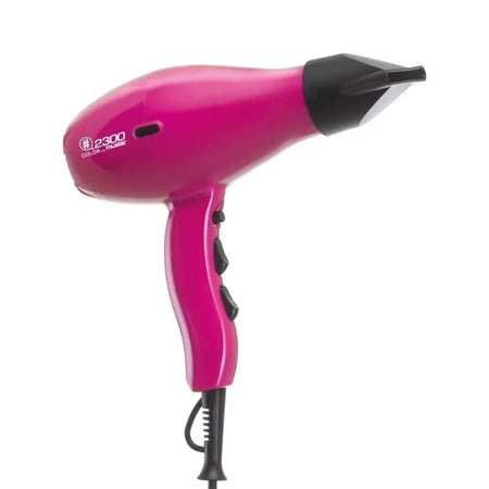 Muster #2300 phon professionale compatto 21200w fucsia, garantisce un'asciugatura rapida e uniforme su tutti i tipi di capelli.