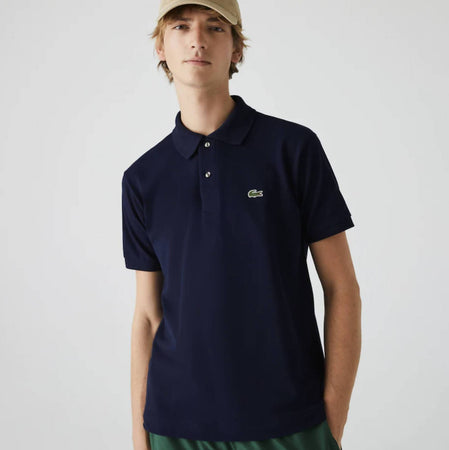 Lacoste Polo Uomo Classica Piqué Polo Tinta Unita Colletto Mezze Maniche Polo Lacoste In Petit Piqué 100% Cotone Polo Classica