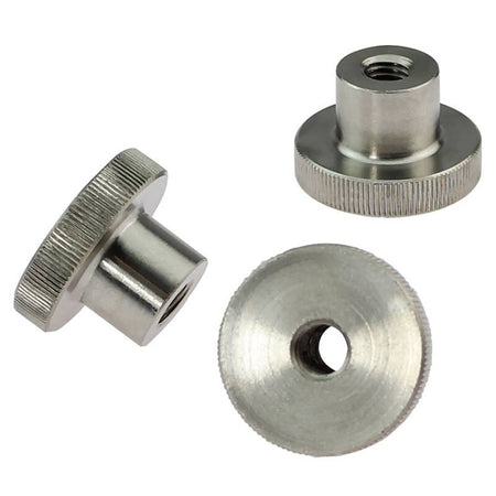 Ghiera Cilindrica Zigrinata Din466-M4-A1 Inox
