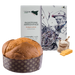 Tesori di sicilia panettone artigianale pandorato 1kg, scatola siciliana ù nonno pino panettone a lievitazione naturale, idea regalo natale