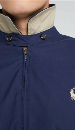 Polo Ralph Lauren Bi-swing Windbreaker Giacca Vento Uomo Pony Ricamato Bomber Giacca Senza Cappuccio Con Tasche E Logo