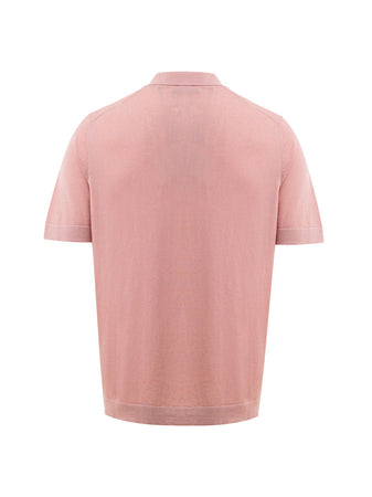 Gran Sasso Polo Knitting Pattern in Rosa da uomo