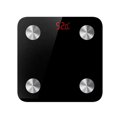 Bilancia pesa persone digitale in vetro temperato, portata massima di 180 kg