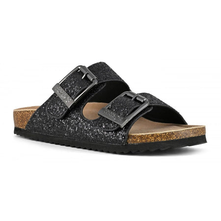 Colors of California Sandalo glitter con fibbie metallo
 scarpe donna
HC.BIO35N/BLA