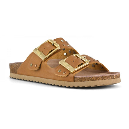 Colors of California Sandalo doppia fascia in nabuk con strass
 scarpe donna
HC.BIO501/NAT