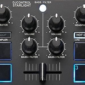 HERCULES STARLIGHT - Controller DJ USB - 4 pad x 4 modalità - Scheda audio integrata - Serato DJ Lite incluso
