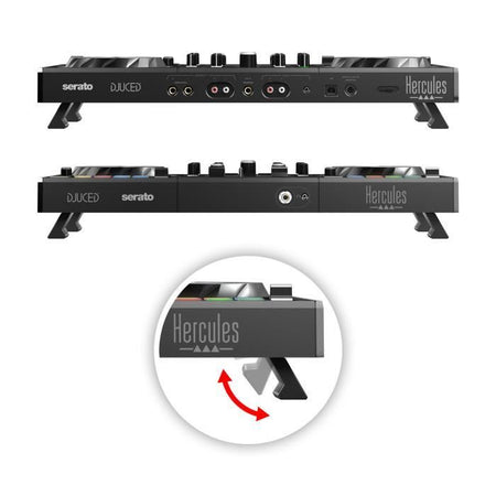 HERCULES DJCONTROL INPULSE 500 - Controller DJ - Interfaccia audio e mixer hardware integrato