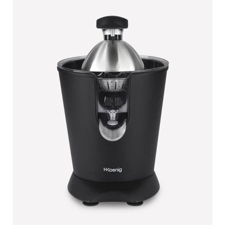 Spremiagrumi - HKoeNIG - AGR82 - Elettrico - 160 W - Dispositivo silenzioso - Nero opaco e acciaio inossidabile