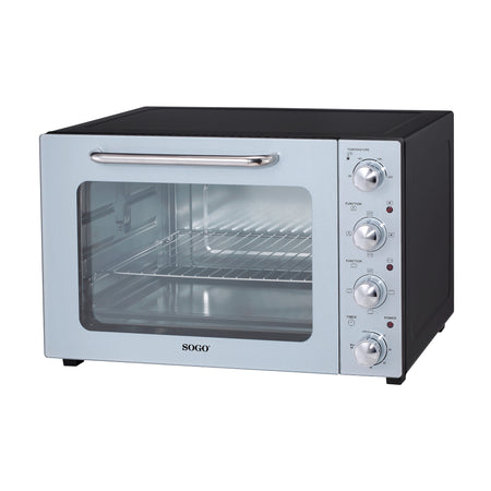 SOGO Forno elettrico a convezione 48L con girarrosto e grill 1800W / 6 funzioni / timer