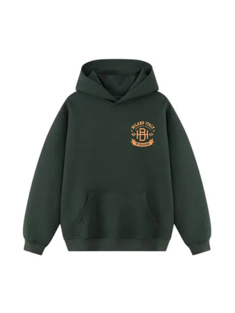 HORDA Felpa Streetwear 380g – Fit Boxy e Tessuto Italiano Premium - Basic College Horda Brand Streetwear