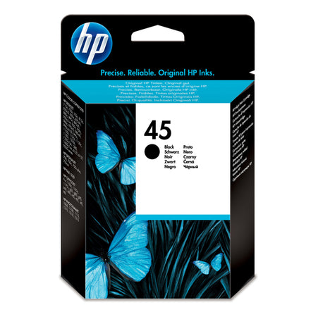 Cartuccia A Getto D'Inchiostro Hp N.45 Nero 42Ml