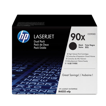 Scatola 2 Cartucce Di Stampa Hp Laserjet Nr. 90X