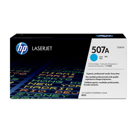 Toner Ciano Hp 507A Laserjet Enterprise 500 Color M551N