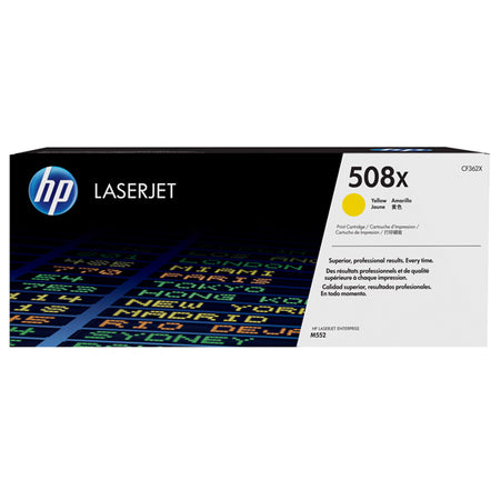 Hp 508X Toner Cartridge Giallo Laser Jet Serie M552/M553 Alta Capacita
