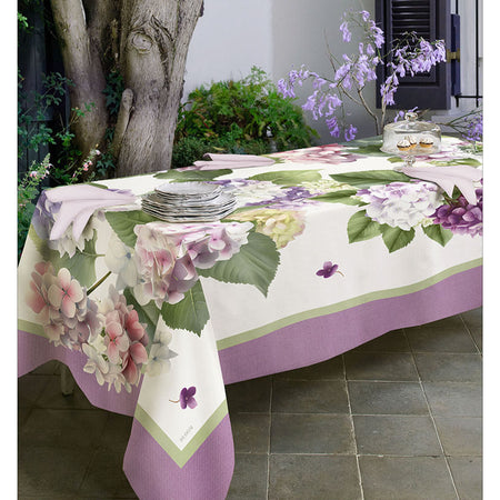 Tovaglia x12 HYDRANGEA By Tessitura Randi 2504S70