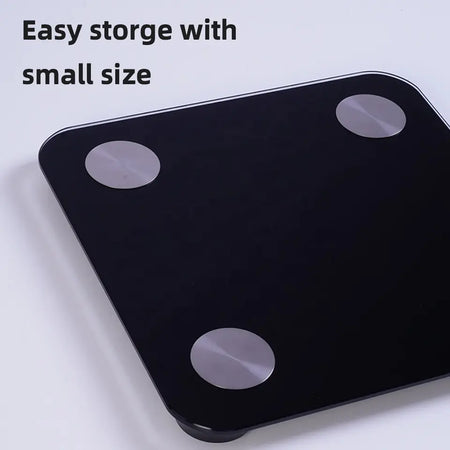 Bilancia pesa persone digitale in vetro temperato, portata massima di 180 kg