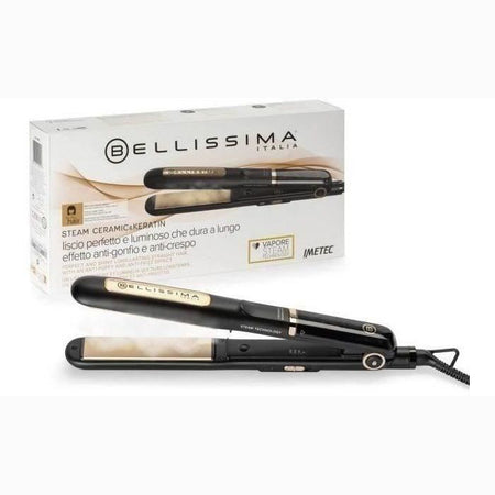 Piastra a Vapore - Bellissima - My Pro Steam B28 100 - Protezione e Lucentezza - 3 Temperature - Adatta a Tutti i Tipi di Capelli