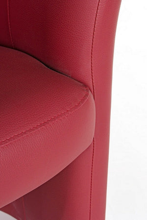 Poltrona "Rita" per interno, Struttura In Legno Di Pino E Compensato, Rivestimento In Similpelle 94% Pvc 6% Poliuretano 64,5 x 59,5 x 78h cm