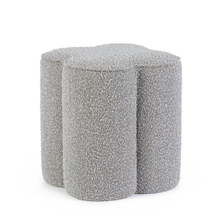 Poltrona Pouf "Cointa" per interno, con struttura in legno di pino e compensato da 40x40x45 cm