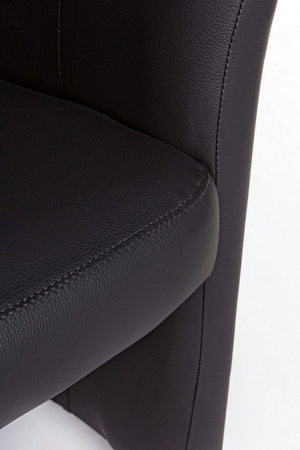 Poltrona "Rita" per interno, Struttura In Legno Di Pino E Compensato, Rivestimento In Similpelle 94% Pvc 6% Poliuretano 64,5 x 59,5 x 78h cm