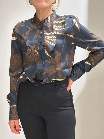 Camicia Neon twill poliestere stamp