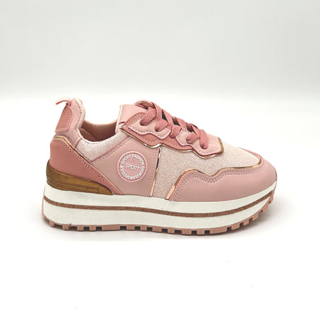 Gilly - Sneakers con zeppa e lacci