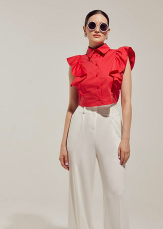 Camicia Sarah Chole corta c/voile