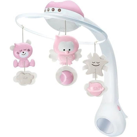 Giostrina musicale e proiettore - INFANTINO - Sweet Night 3 in 1 - Rosa