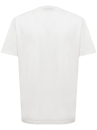 DSQUARED2 T-Shirt con Patch Logo Dsquared2. da donna
