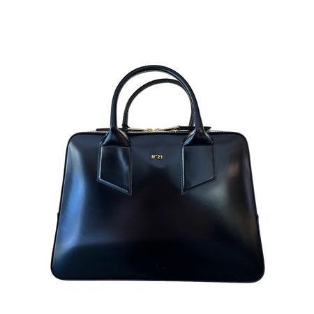 N°21 borse a spalla donna n21 - bauletto big abrasivato - nero da donna