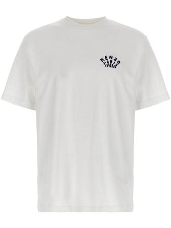 Kenzo T-shirt con stampa logo da uomo