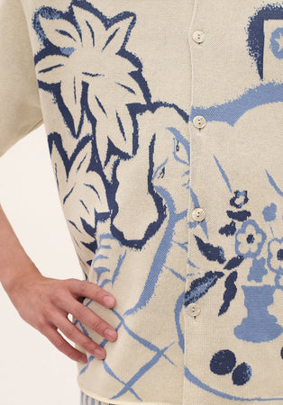 CARNE BOLLENTE camicia Moonlit Fantasy carne bollente da uomo