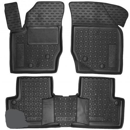 Set Tappetini Di Gomma Su Misura Per Volvo XC90 (2003-2014)