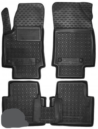 Set Tappetini di gomma su misura per Opel Crossland X (2017+)