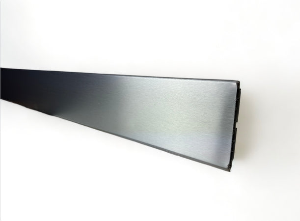 Zoccolatura 15 H INOX per cucina 2 metri, in PVC