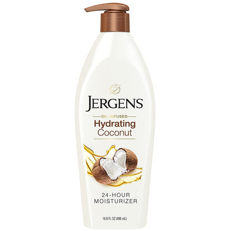 JERGENS HYDRATING COCONUT DRY SKIN MOISTURIZER LOTION16.8oz (496ml) PER CORPO