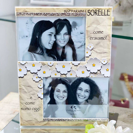 Portafoto Casa Reale Sorelle Mdf e argento 925