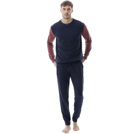 Jamas Pigiama da Uomo in Cotone Caldo IJ9349 S68