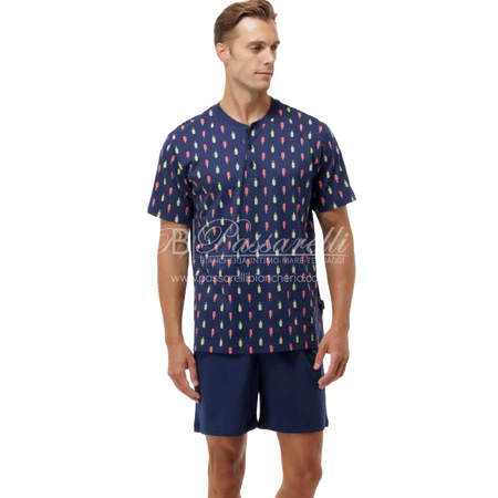 Jamas Pigiama Corto Estivo da Uomo EJ 9407 2504S54