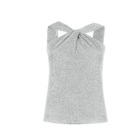 Dexterior canotte e top donna d.exterior - lux top nodo - argento da donna