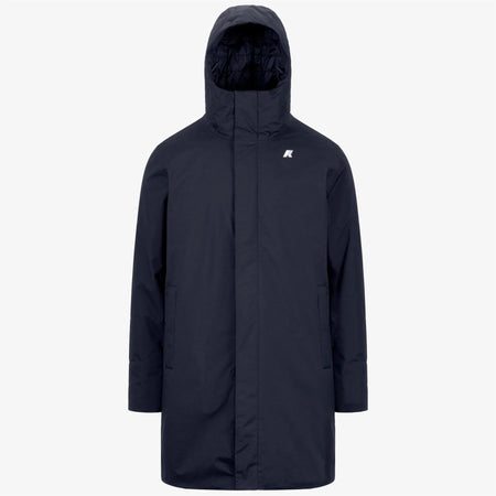 K-WAY Thomas Warm Ottoman giacca lunga uomo imbottita impermeabile