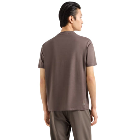 EMPORIO ARMANI t-shirt uomo emporio armani - t-shirt - marrone da uomo