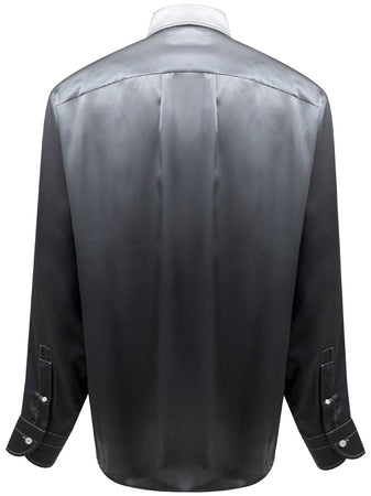 Tom Ford Camicia in Seta con Effetto Sfumato da uomo